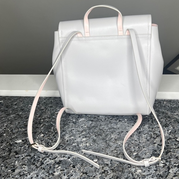 Kate Spade New York Somerville Road Megyn Light Gray Leather Backpack Bag main image 11